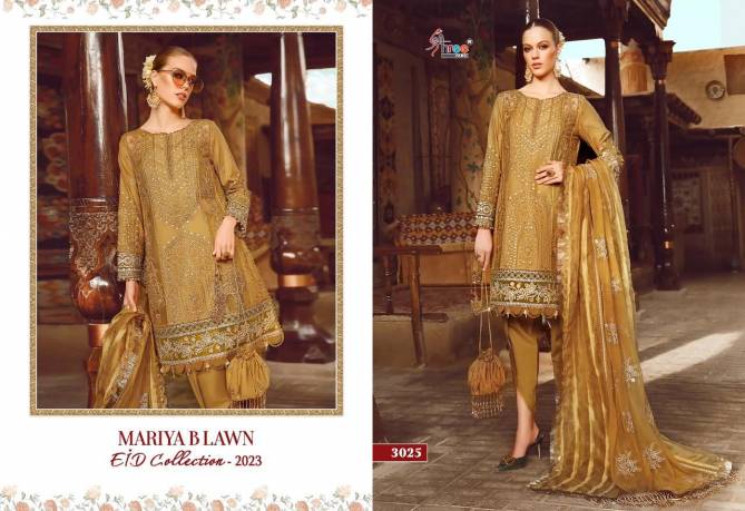 Shree Mariya B Lawn Eid Collection 2023 Pakistani Suits Catalog